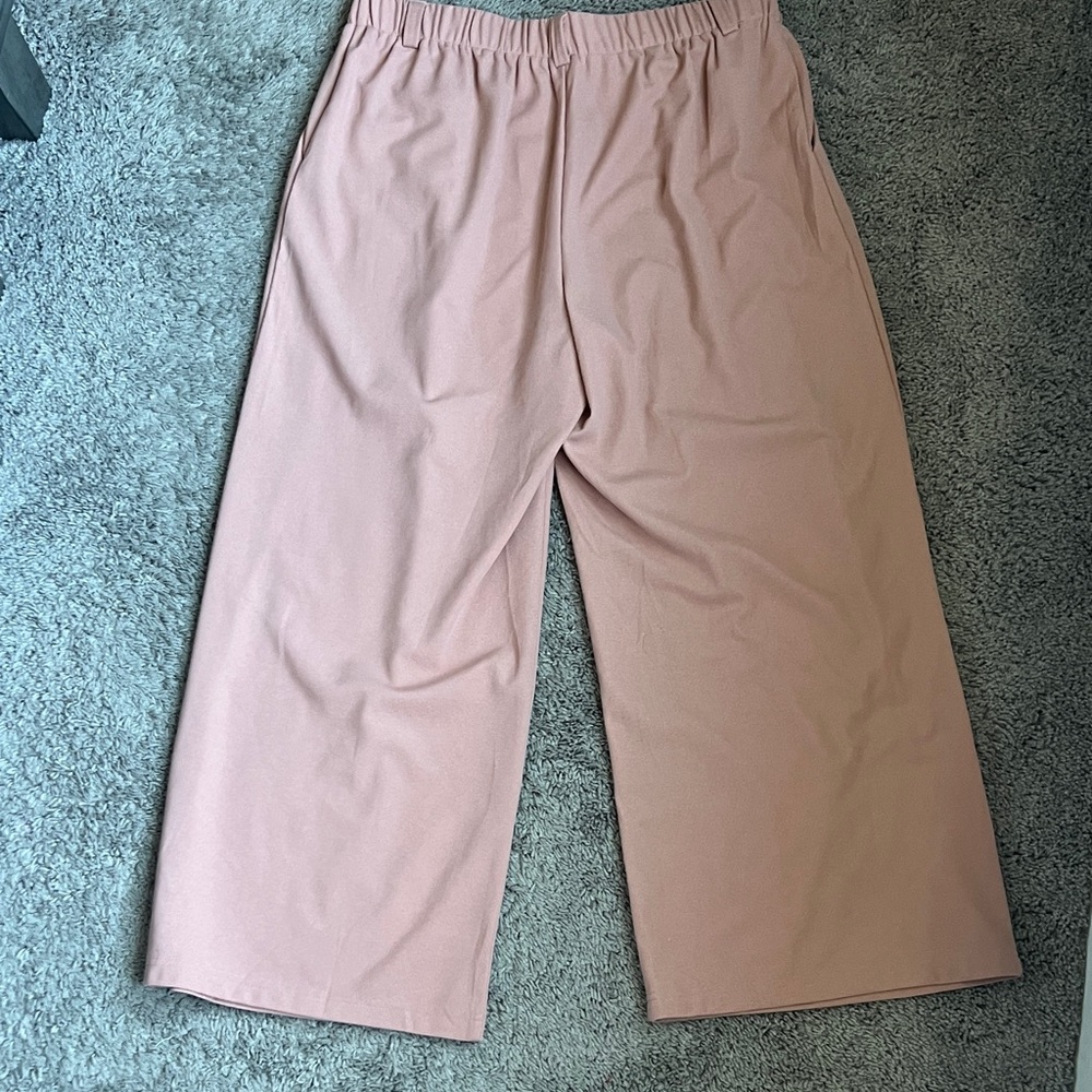 Evaless Women's Wide Leg Pants Elastic High Waisted - Picture 5 of 5